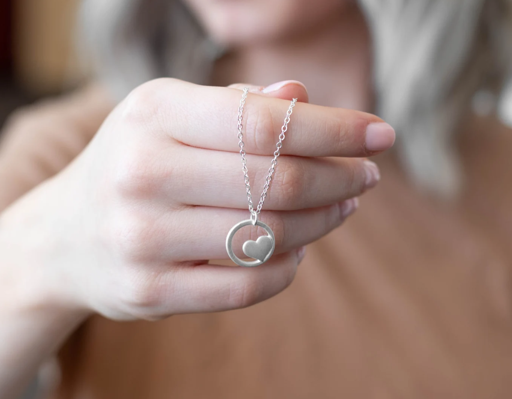 Trust in the Lord Heart Necklace, , large image number 3