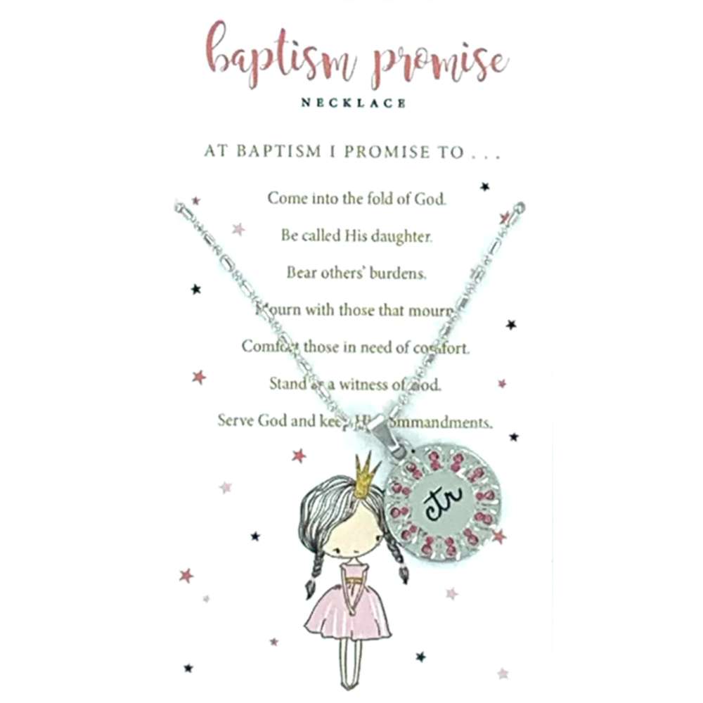 Baptism Promise Pendant Necklace
