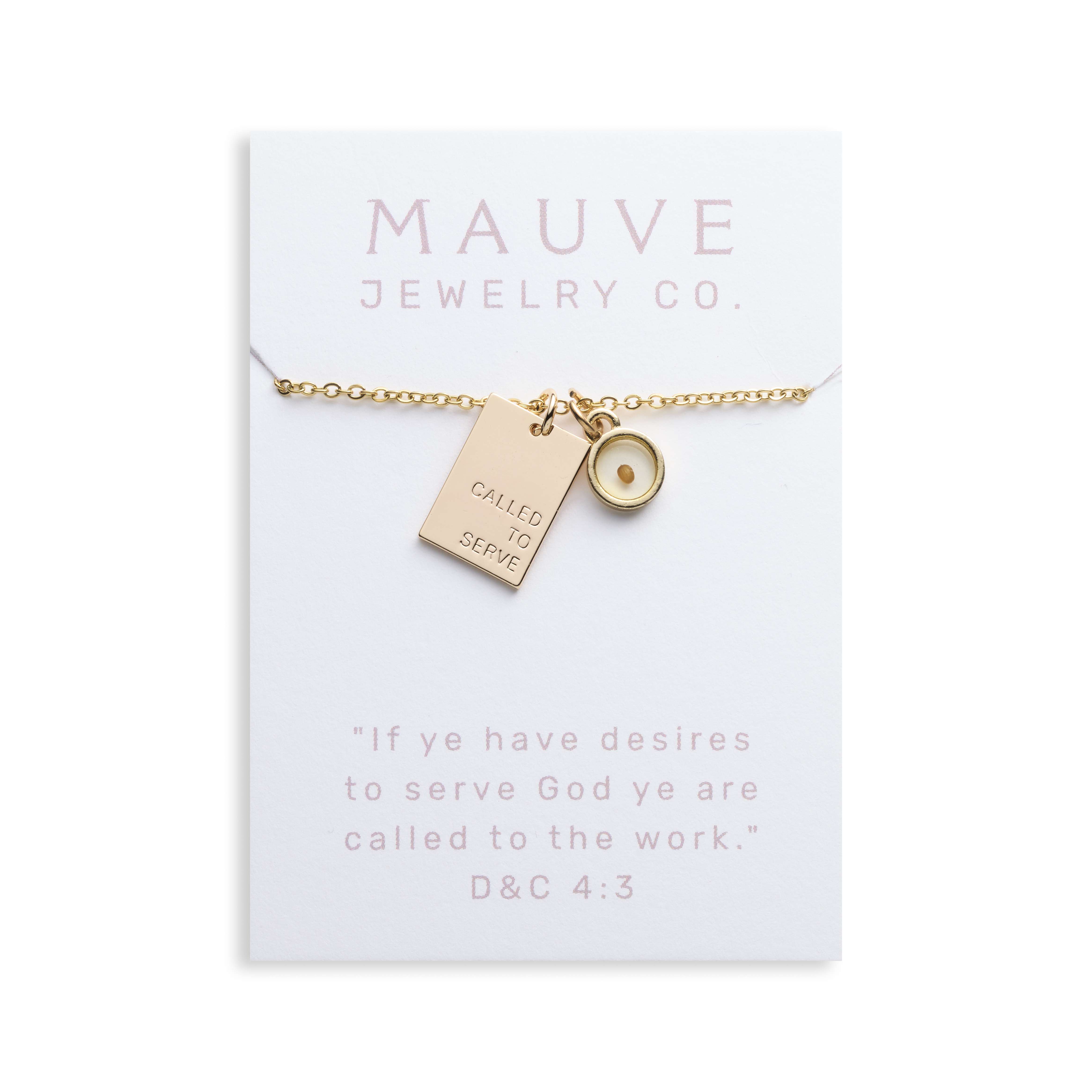 Called to Serve Mustard Seed Missionary Necklace, , large image number 1