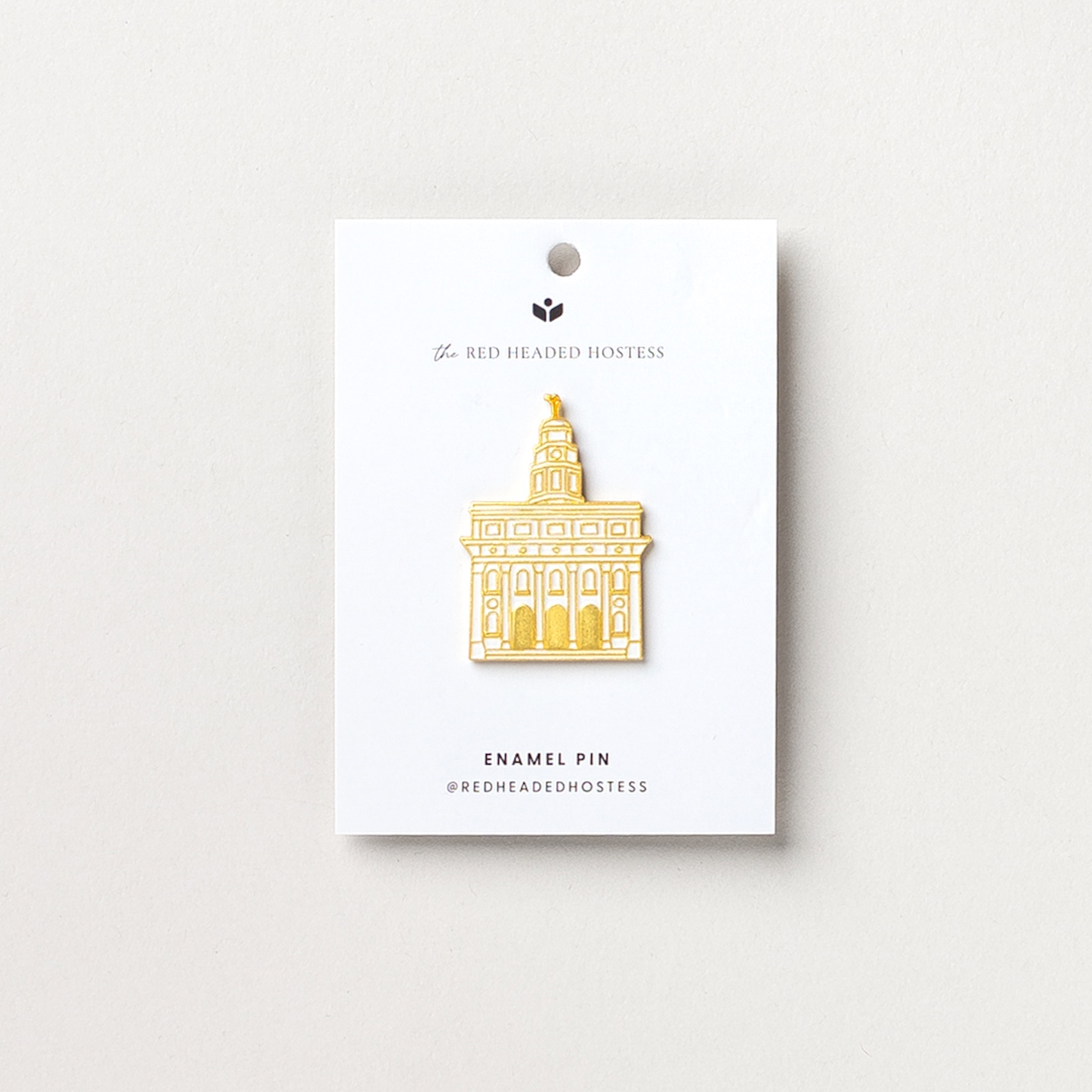 Nauvoo Temple Enamel Pin