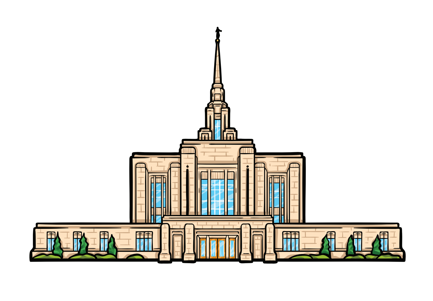 Ogden Temple Sticker