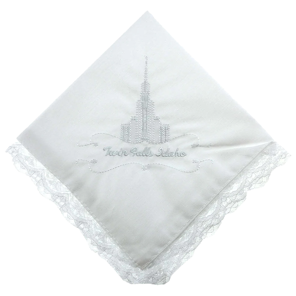 Twin Falls Temple Handkerchief - Lace