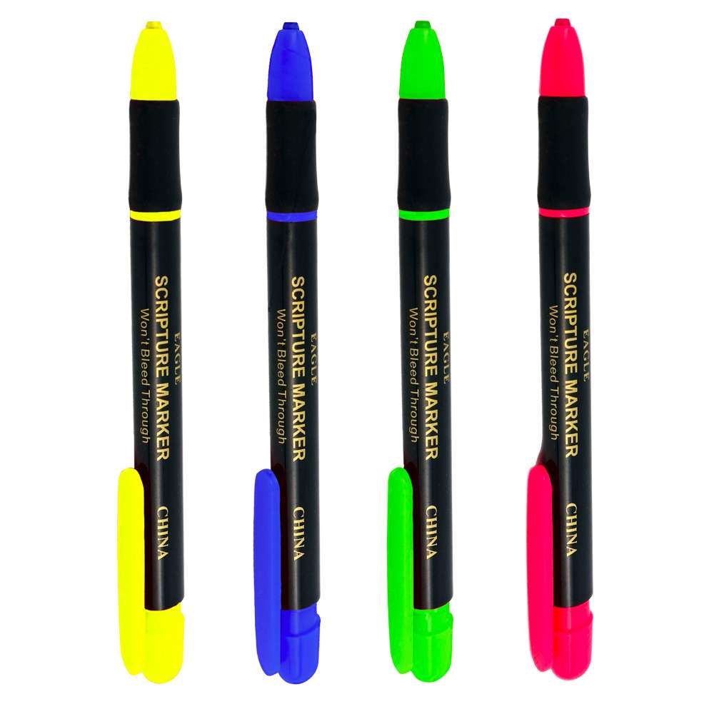 Single Retractable Scripture Marker with Refill