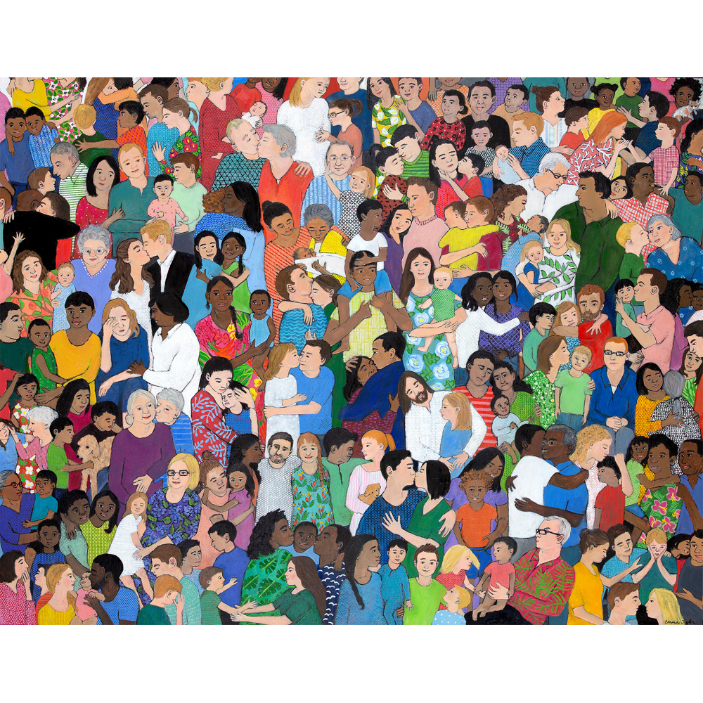 Love One Another 1000 Piece Puzzle, , large image number 1