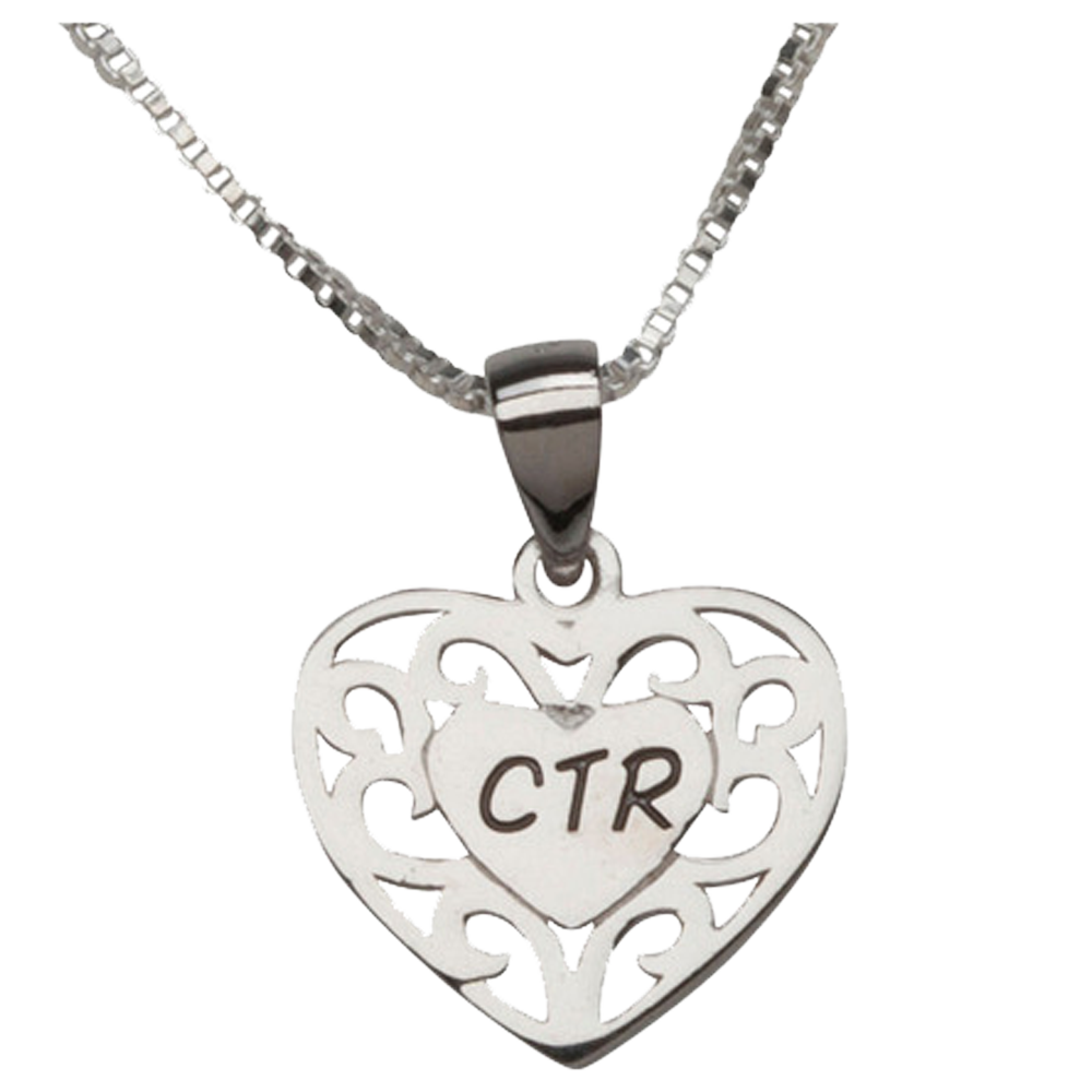 CTR Heart Necklace, , large image number 1