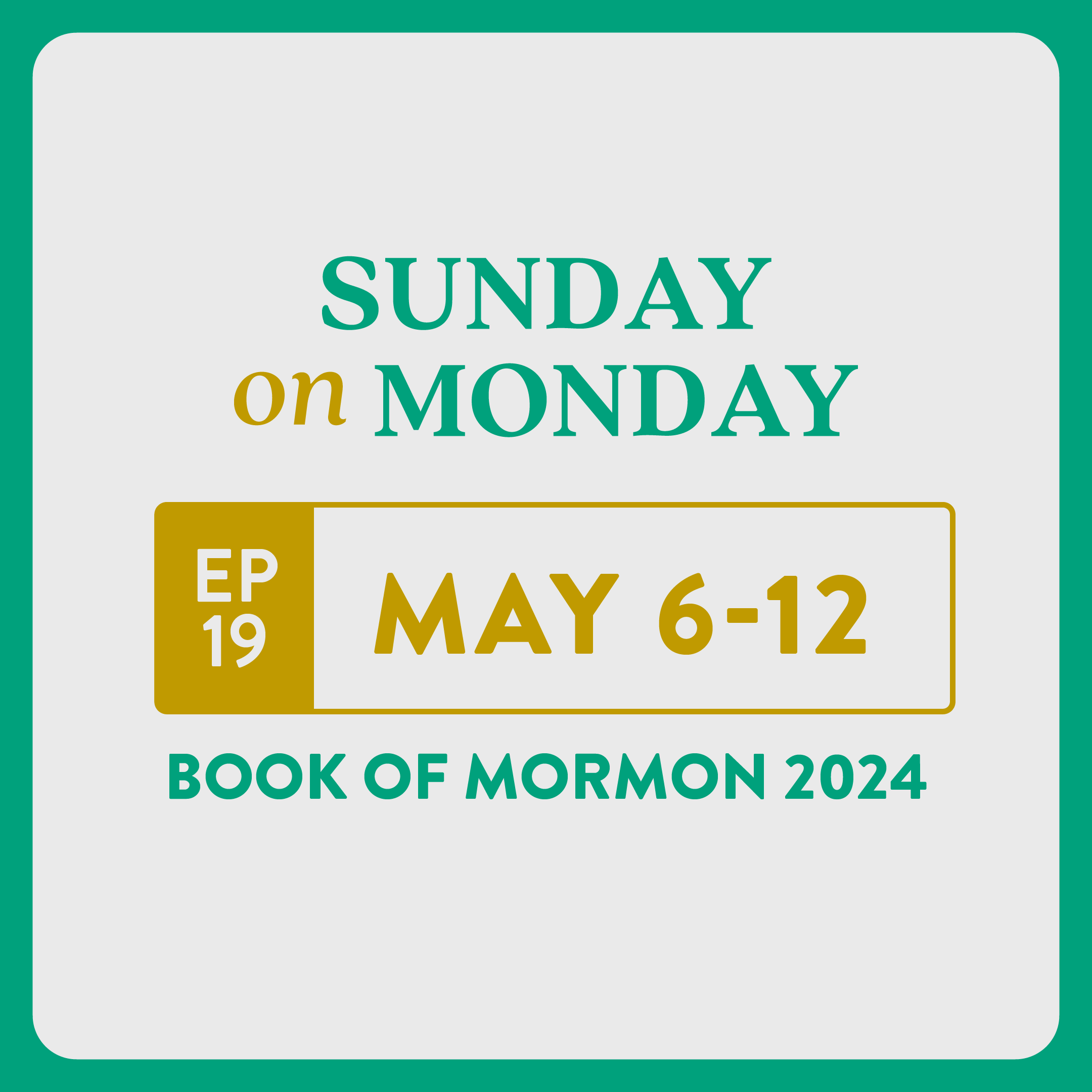 #19 Mosiah 7-10: Seer