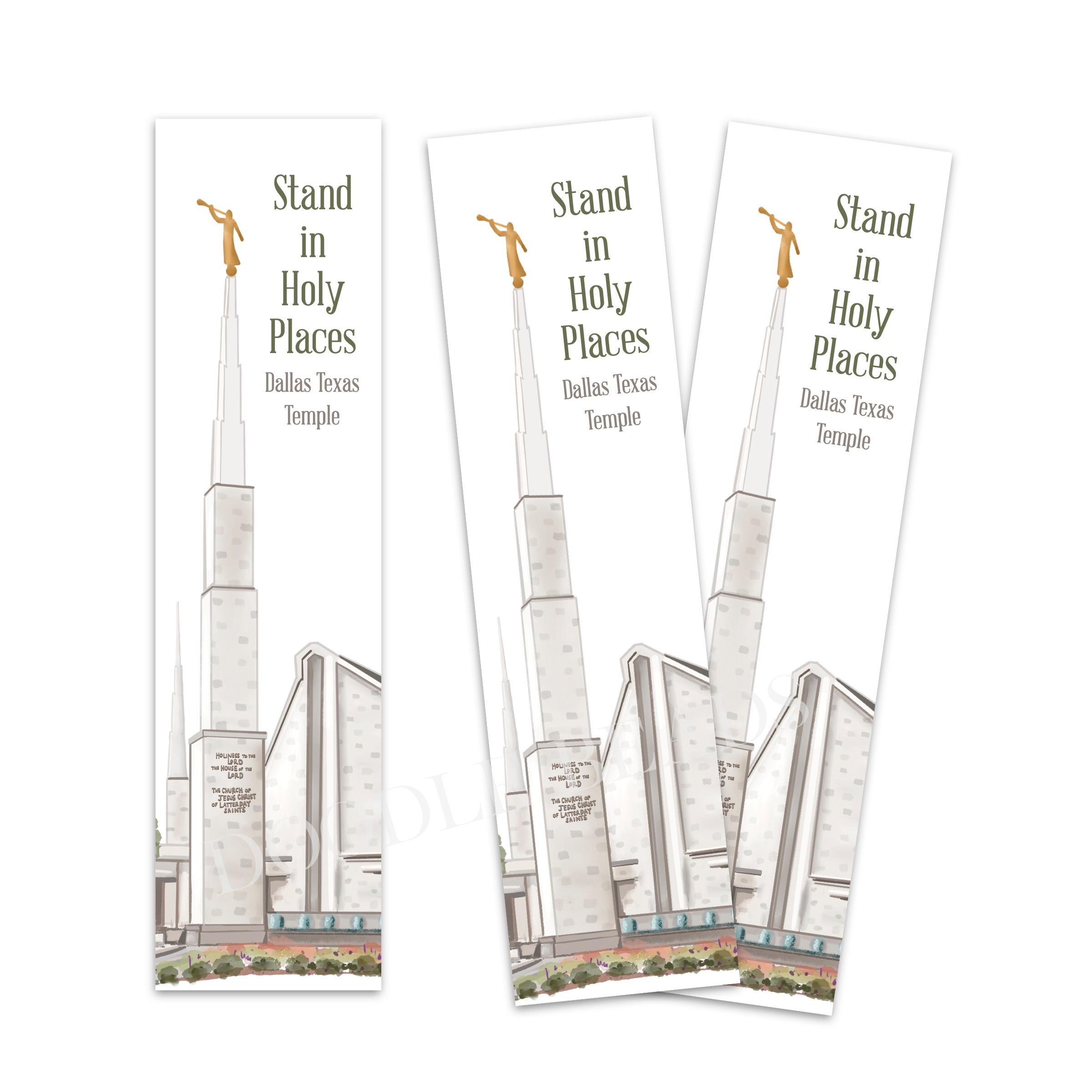 Dallas Texas Temple Bookmark