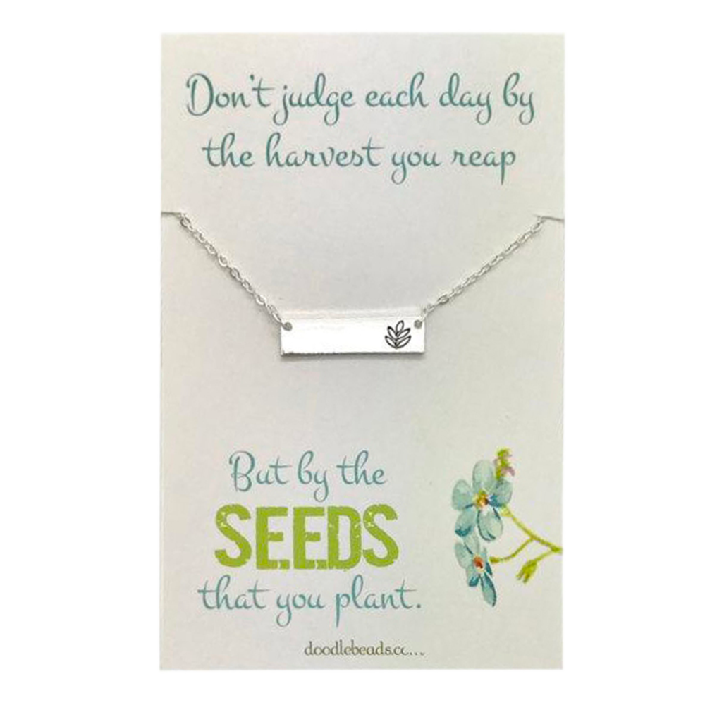 The Seeds You Plant Missionary Necklace