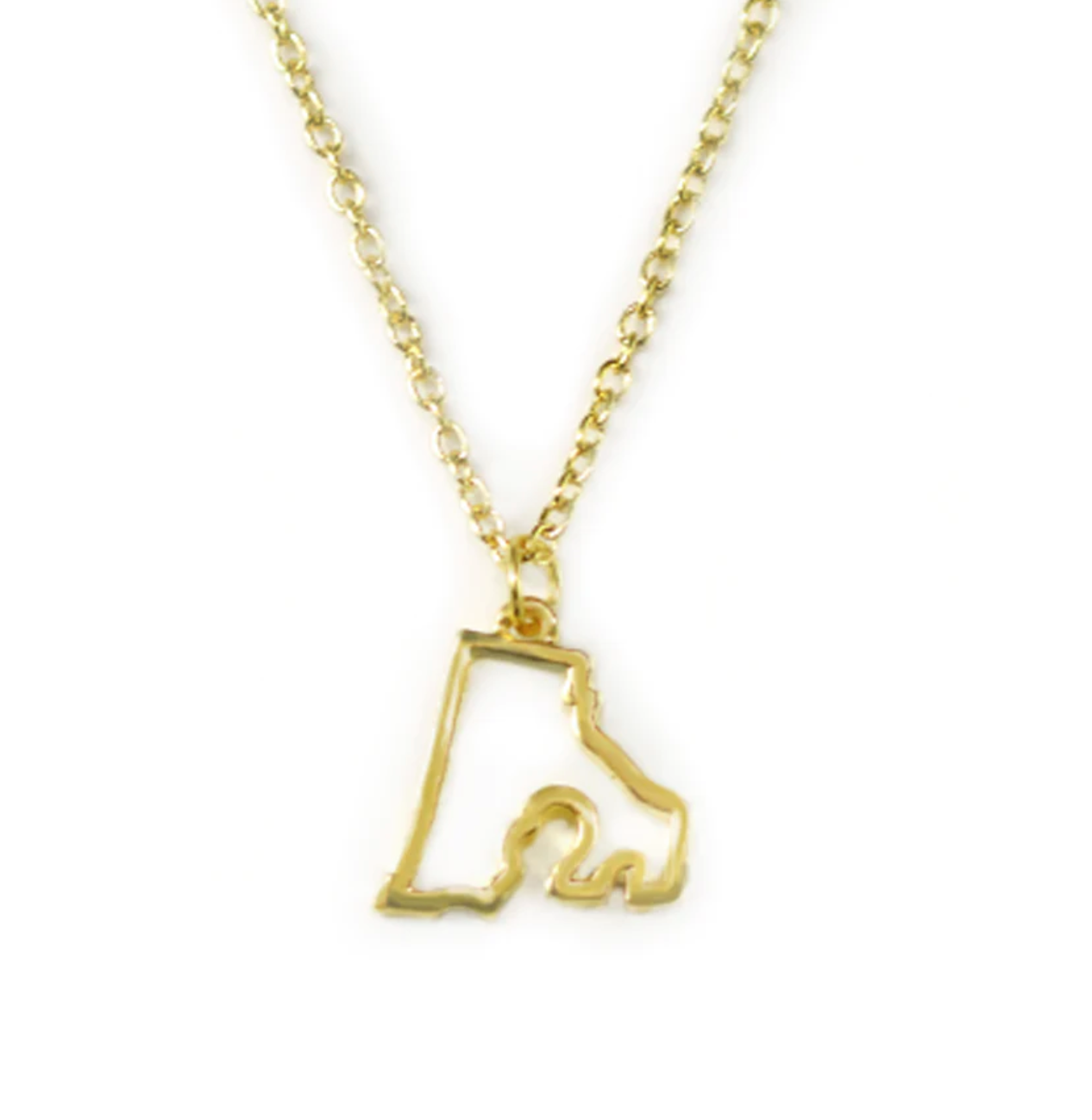Rhode Island State Necklace, , large