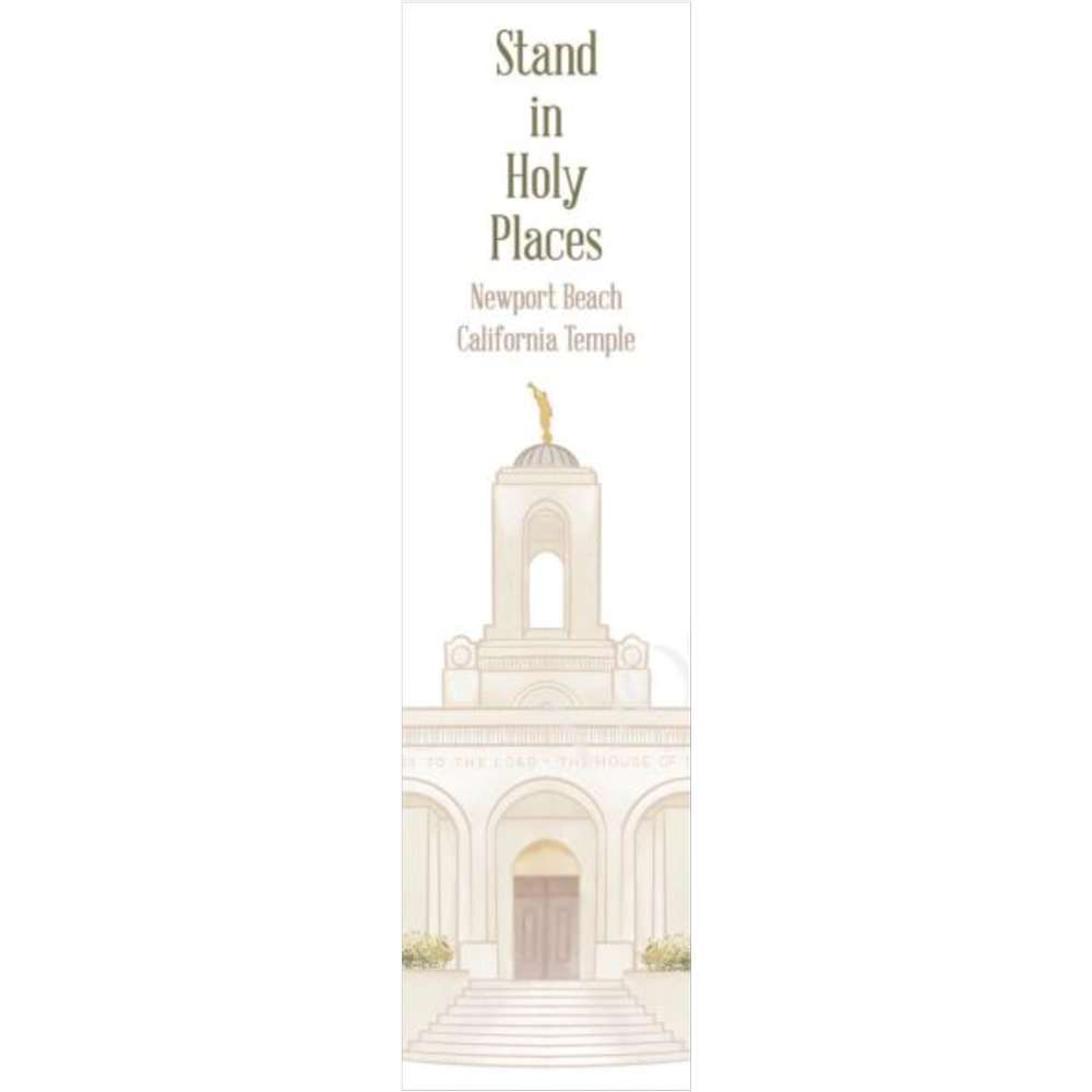 Newport Beach California Temple Bookmark