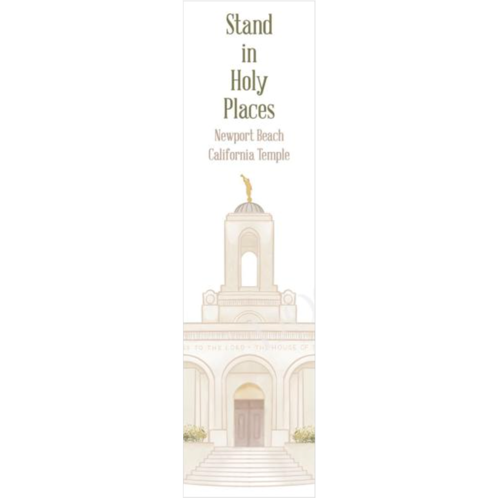 Newport Beach California Temple Bookmark