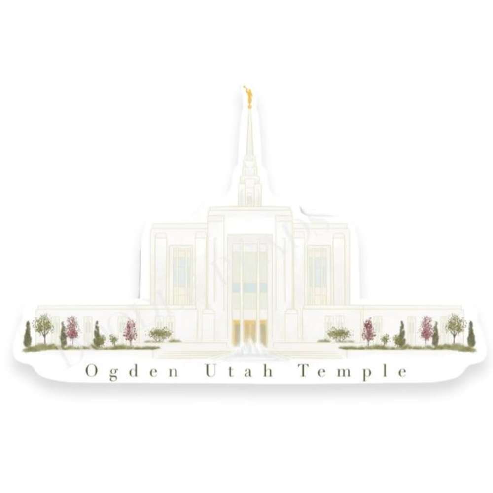 Ogden Utah Temple Sticker