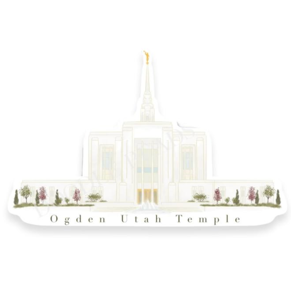 Ogden Utah Temple Sticker