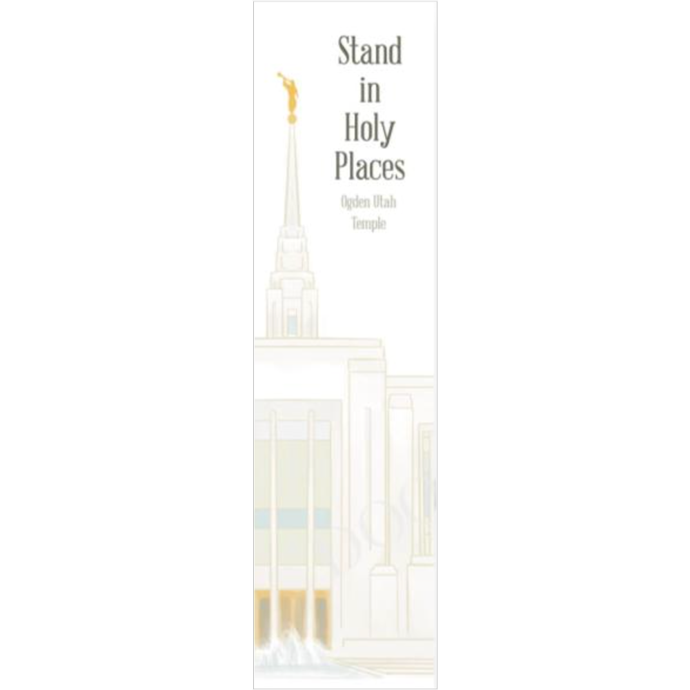 Ogden Utah Temple Bookmark