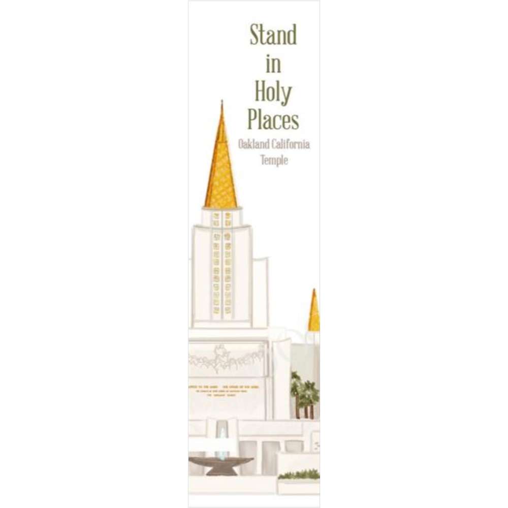 Oakland Temple Bookmark
