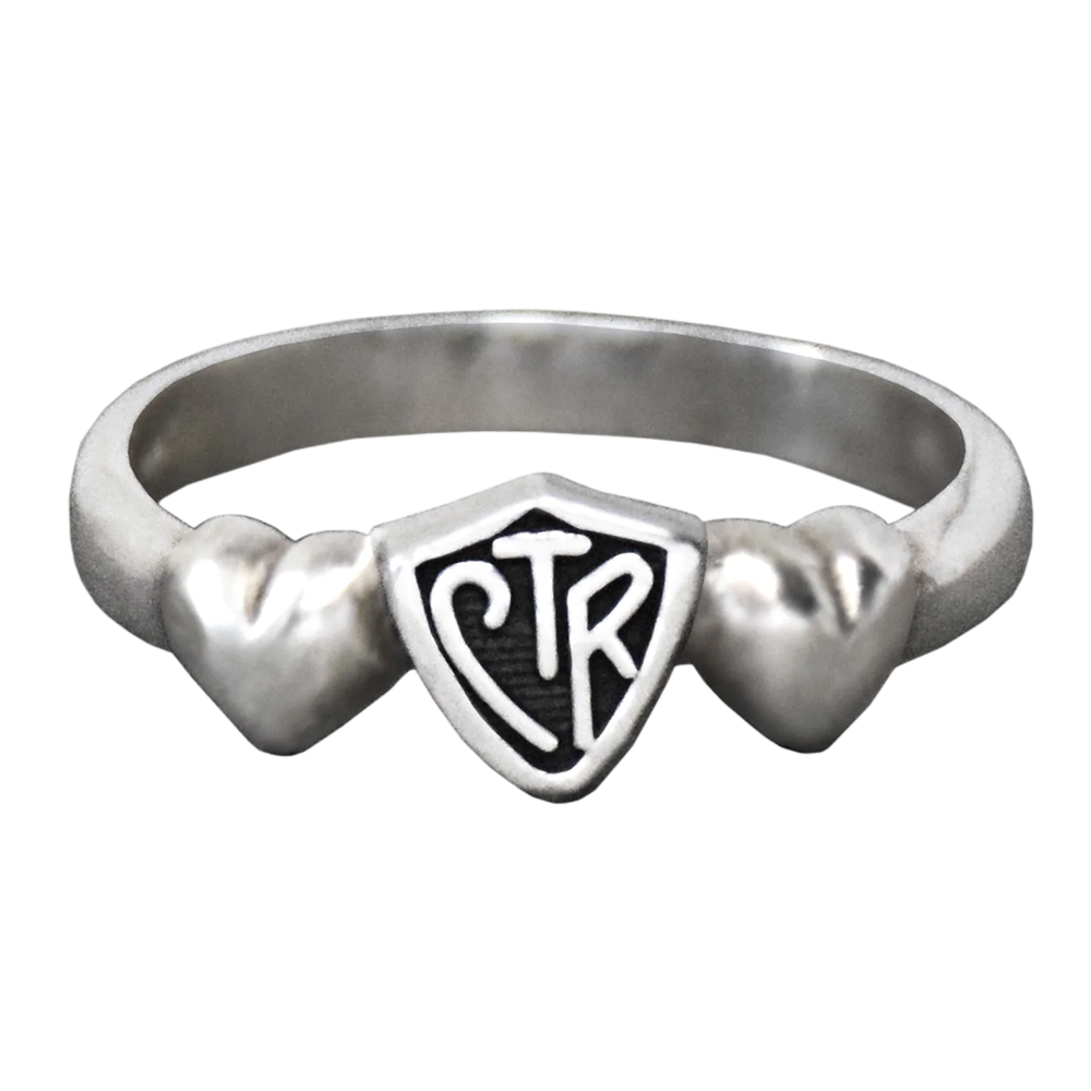Satin Hearts CTR Ring