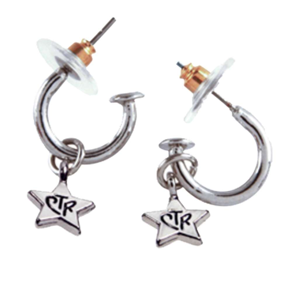 Star CTR Earrings, , large image number 0