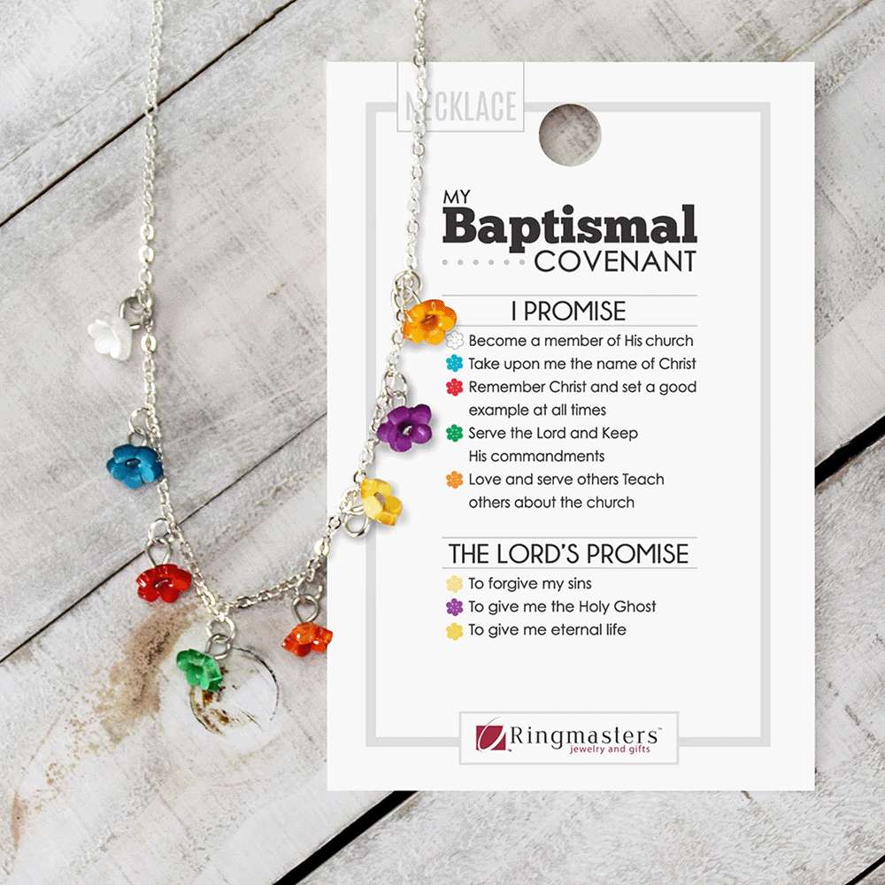 Baptismal Covenant Blossom Necklace, , large