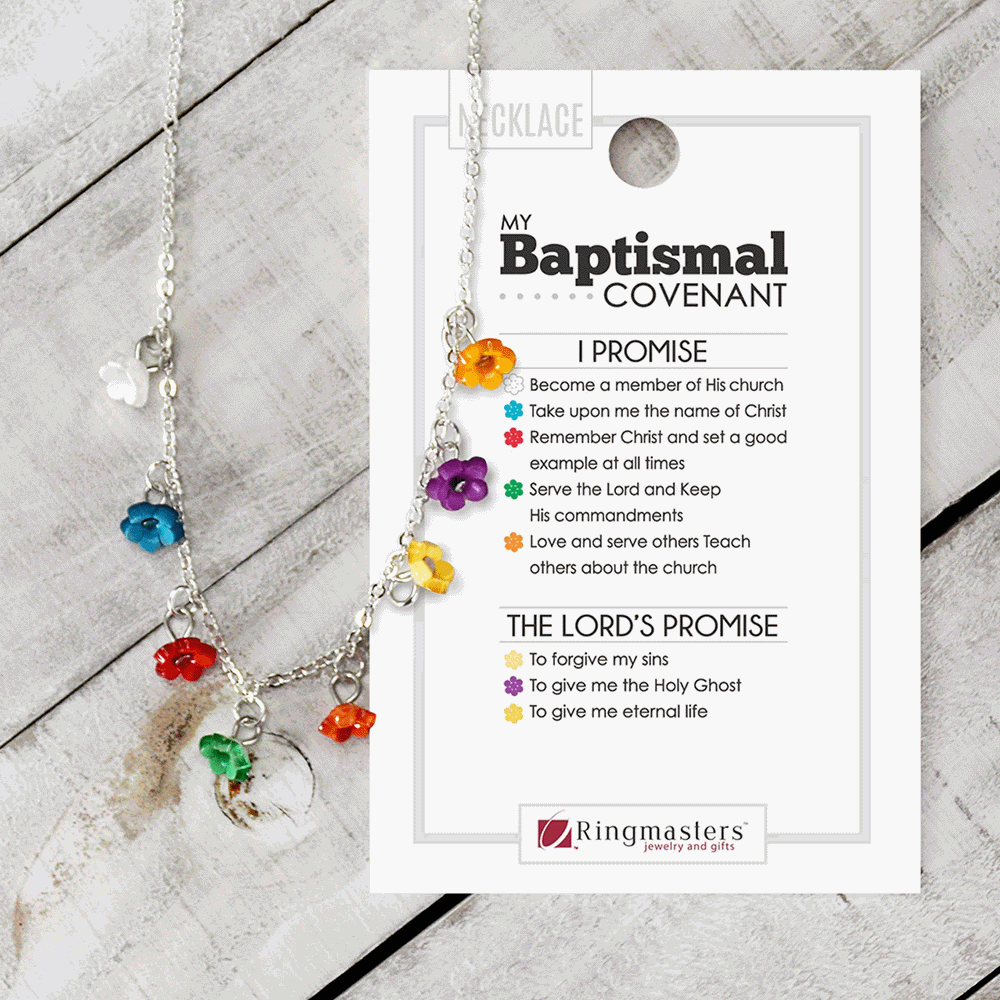 Baptismal Covenant Blossom Necklace, , large