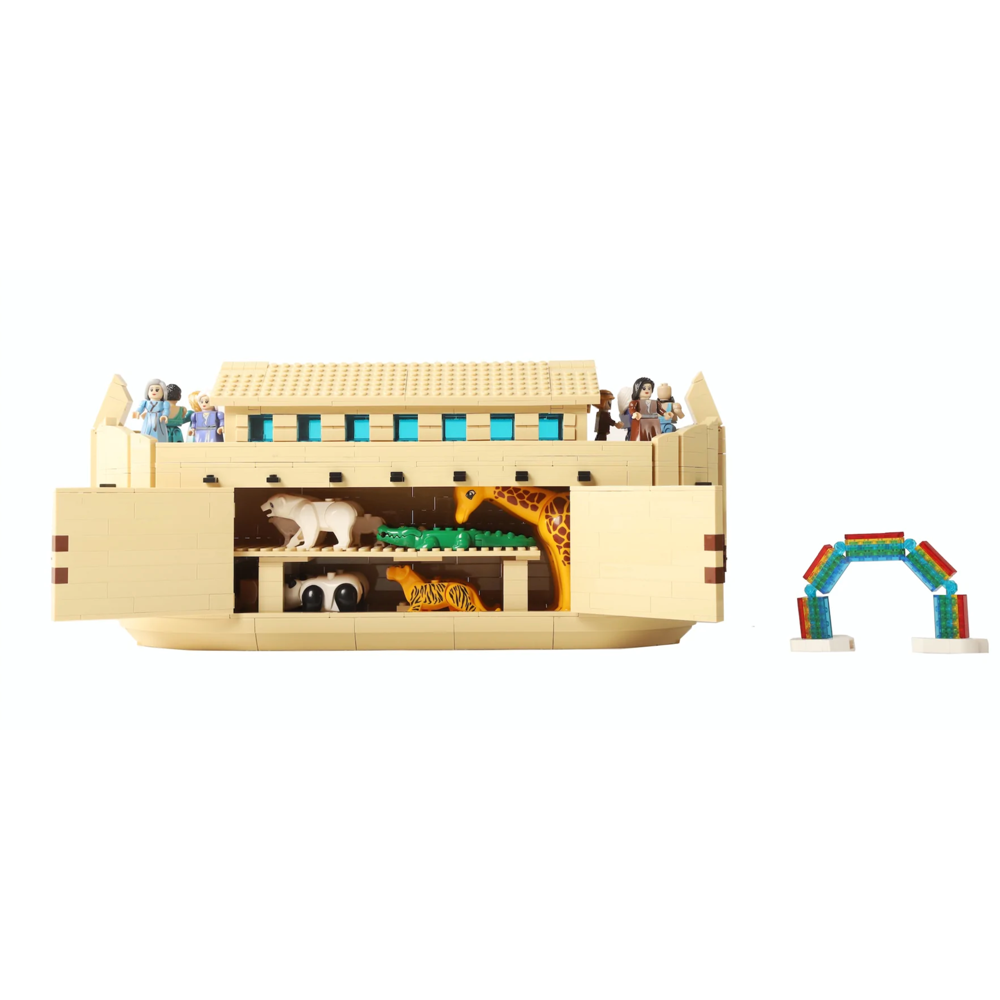 Noah's Ark Brick Set, , large
