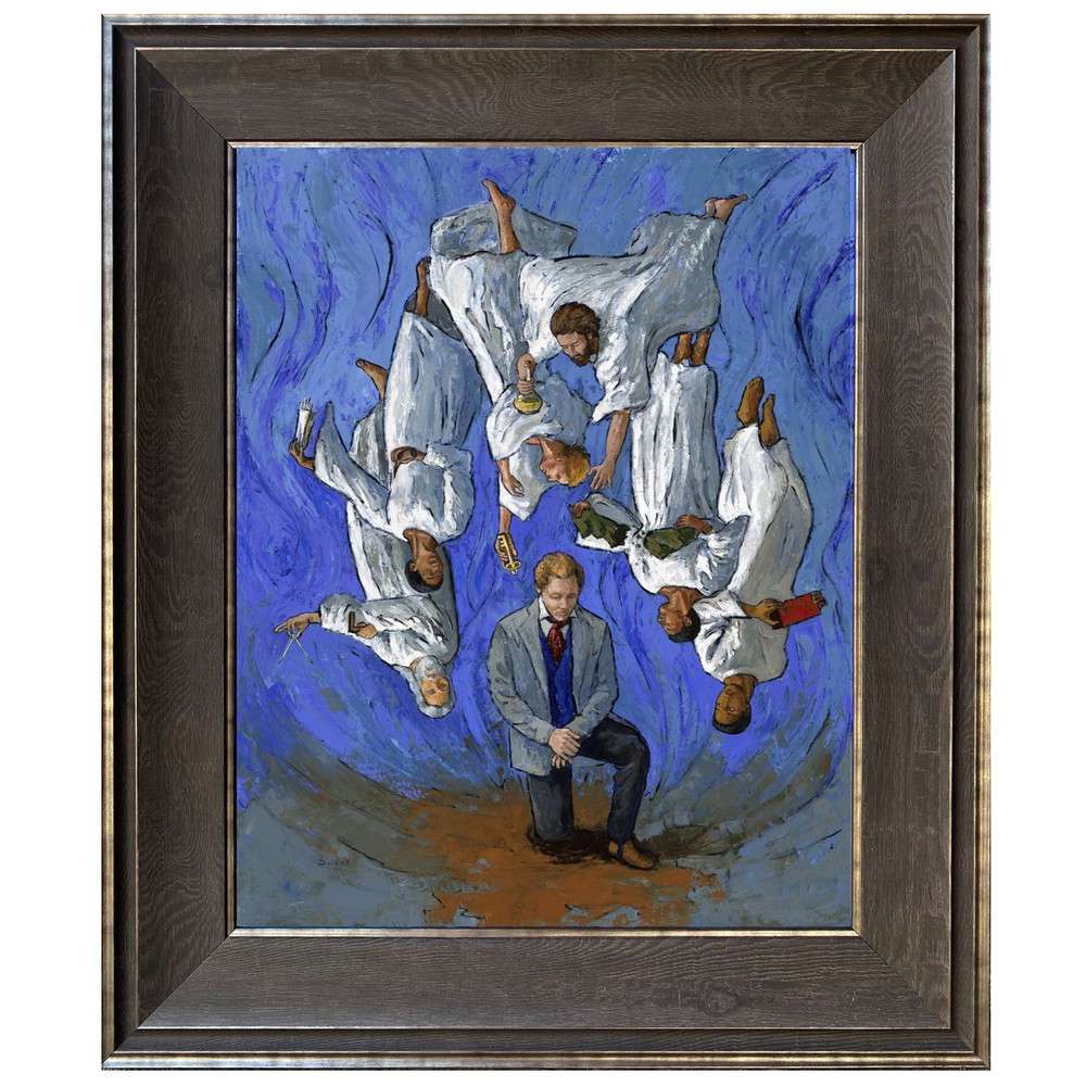 Divers Angels (17x20 Framed Art Size)