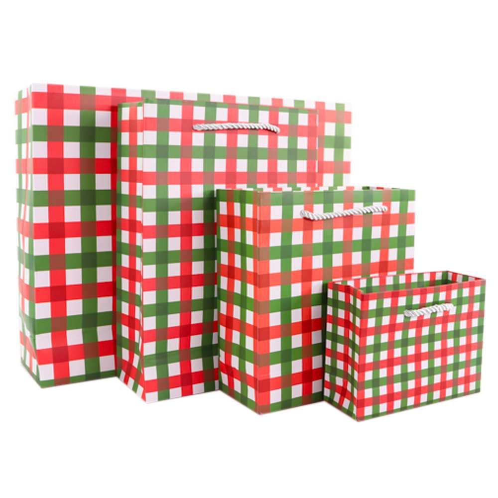 Gingham Gift Bag