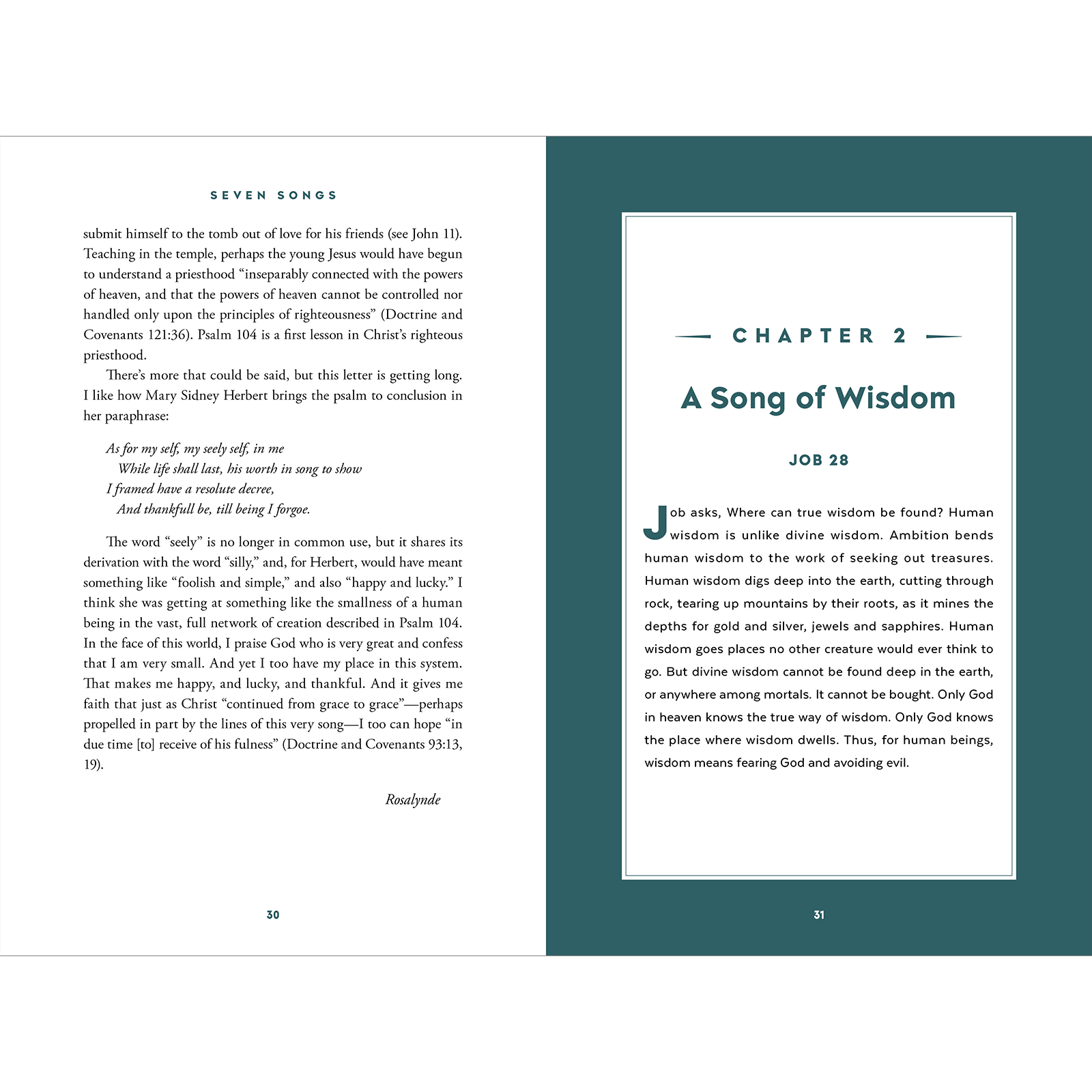 Seven Songs - MILLER, ADAM S.; WELCH, ROSALYNDE F. | Deseret Book