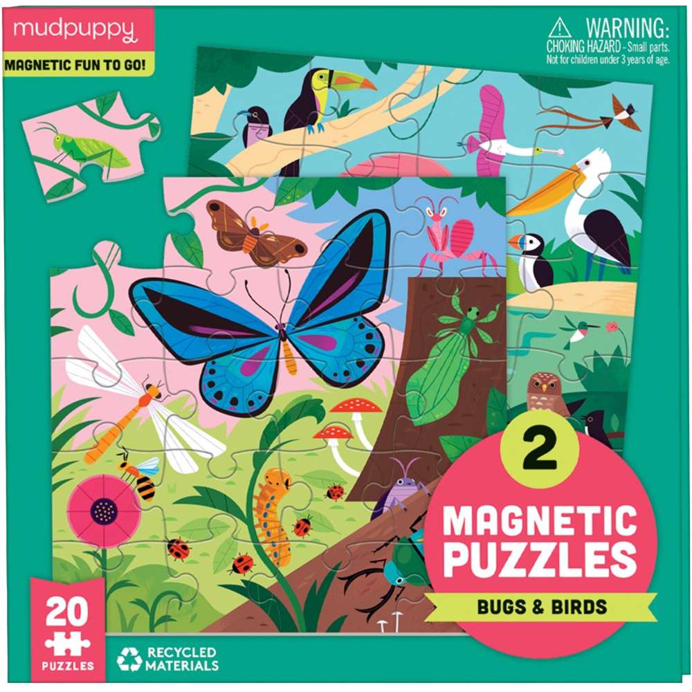 Bugs & Birds Magnetic Puzzles
