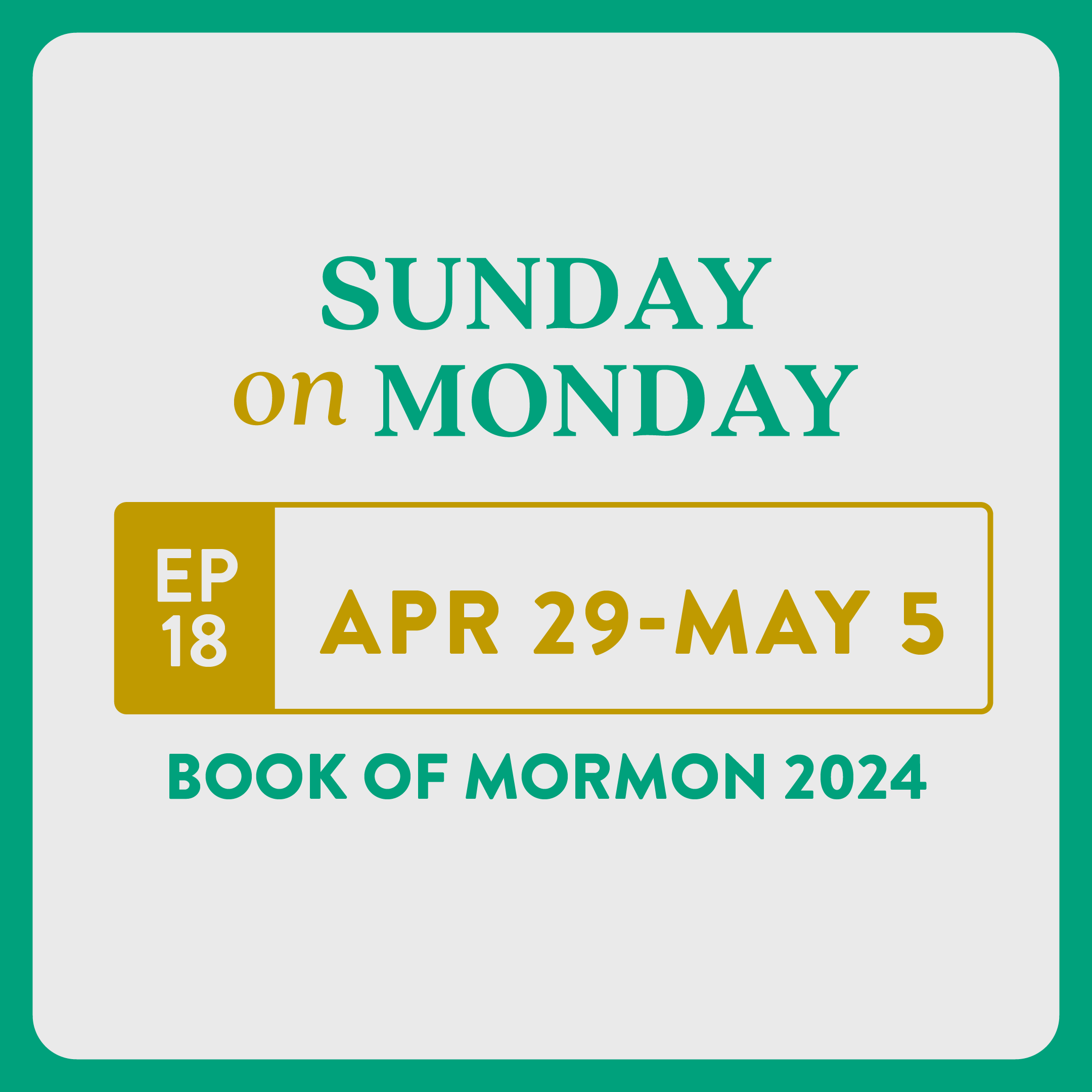 #18 Mosiah 4-6: Believe