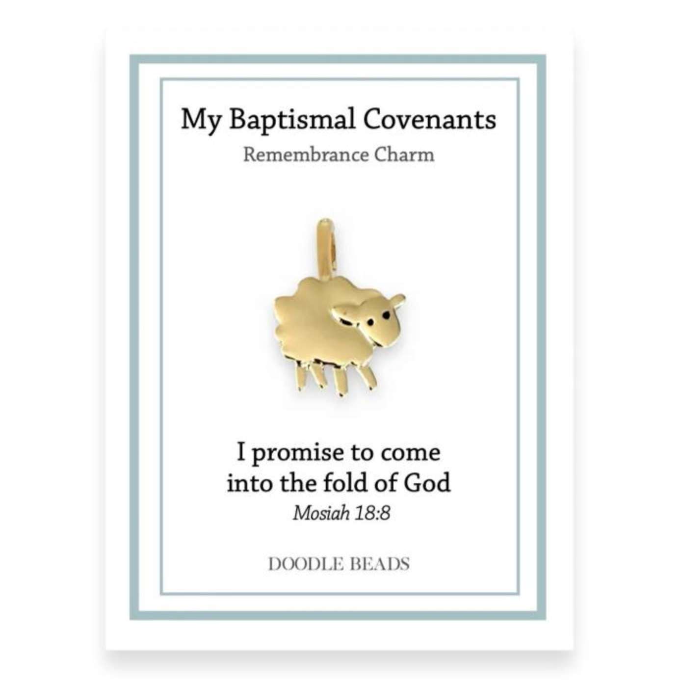Lamb Baptismal Covenant Charm