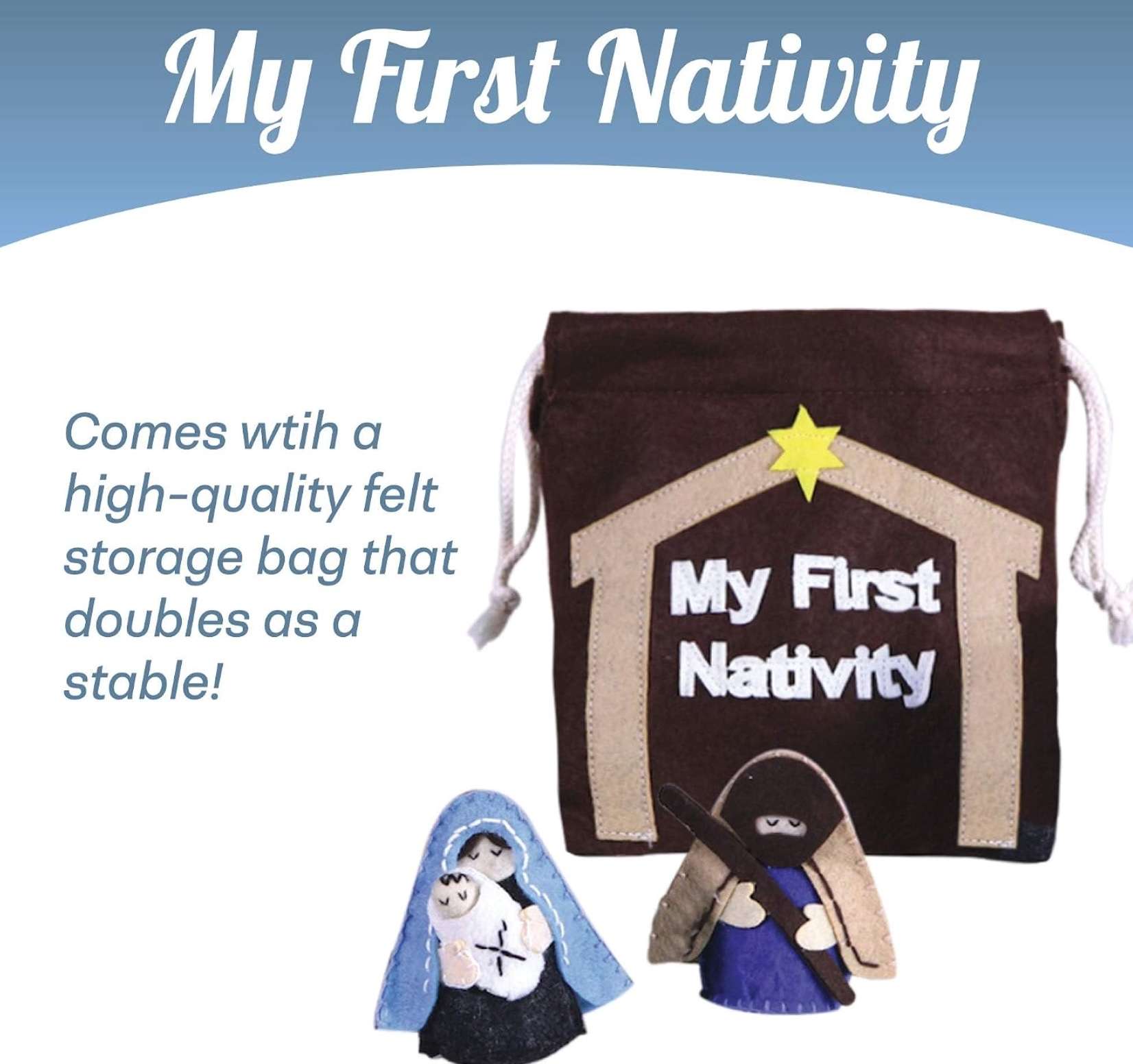 My First Nativity Felt Quiet Bag, , large