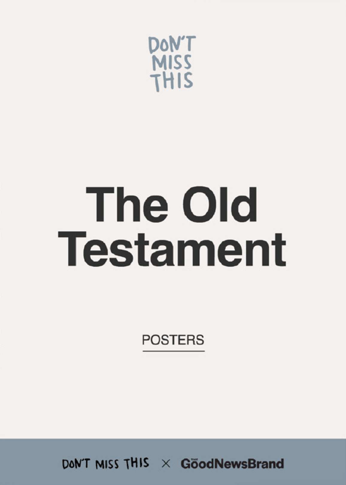 Don't Miss This Old Testament 2026 Poster Set with Stand