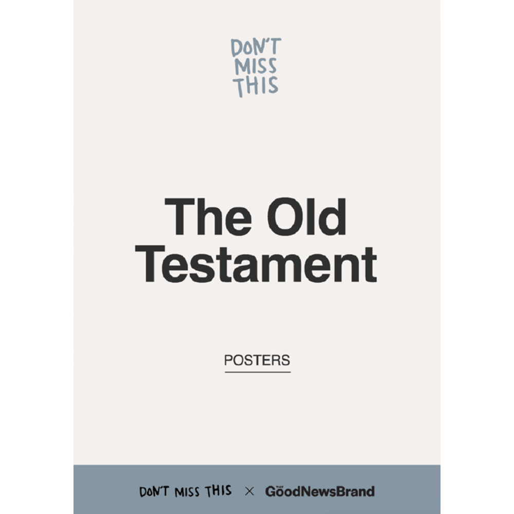 Don't Miss This Old Testament 2026 7x5 Poster Set with Stand,  Don't Miss This Old Testament 2026 7x5 Poster Set with Stand