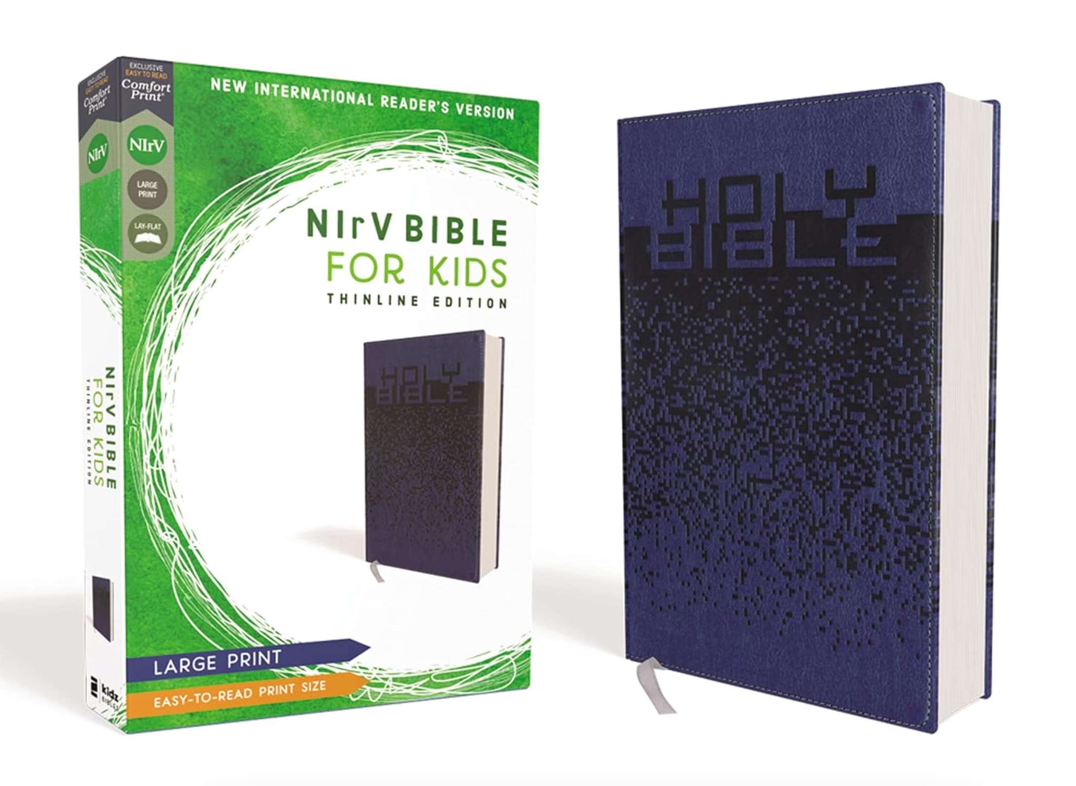 NIrV, Bible for Kids, Leathersoft, Large Print, Blue, , large image number 5