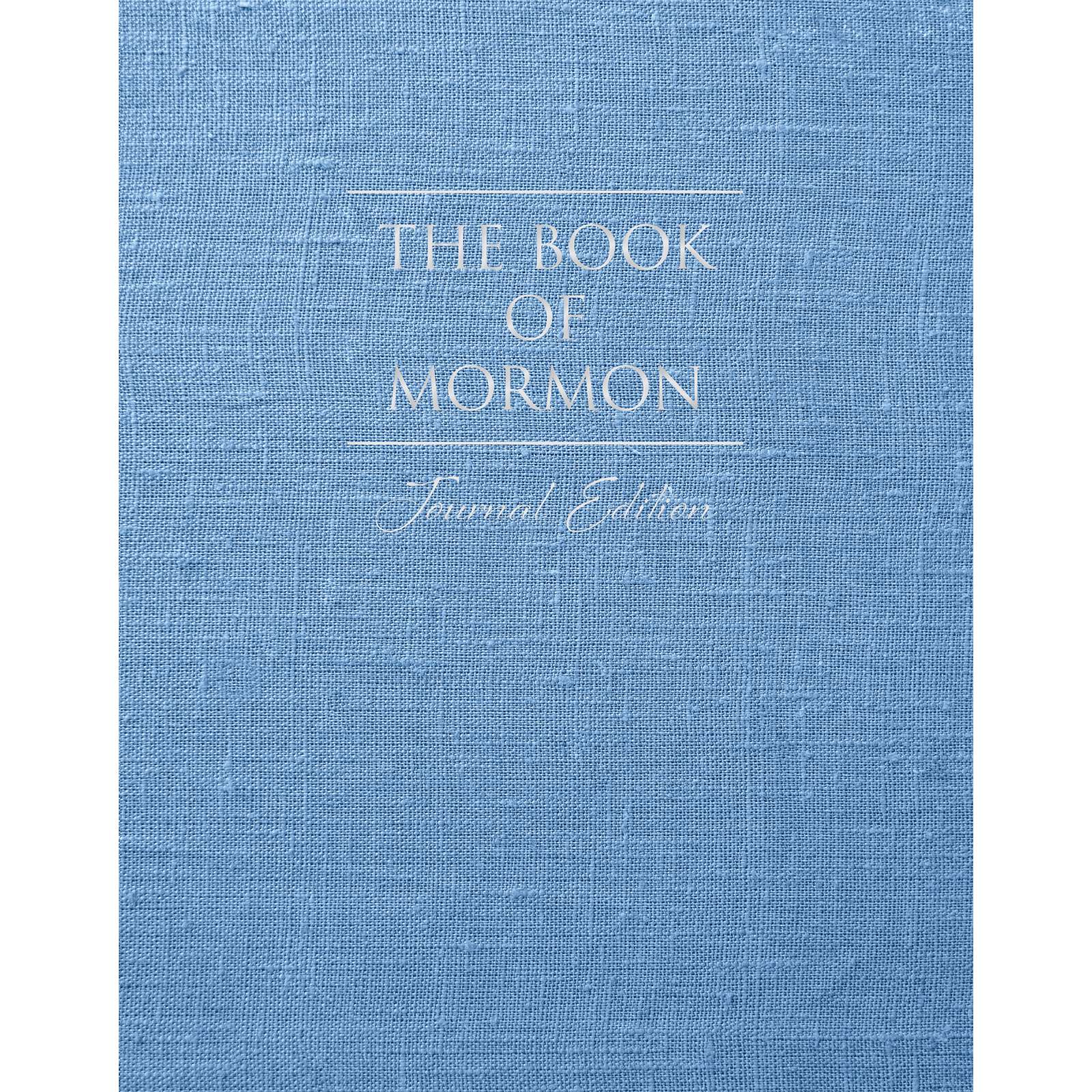 The Book of Mormon, Journal Edition, Blue Denim (with index)