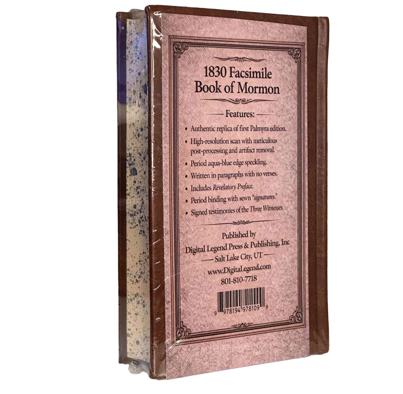 1830 Replica Book of Mormon, Heirloom Edition, , large