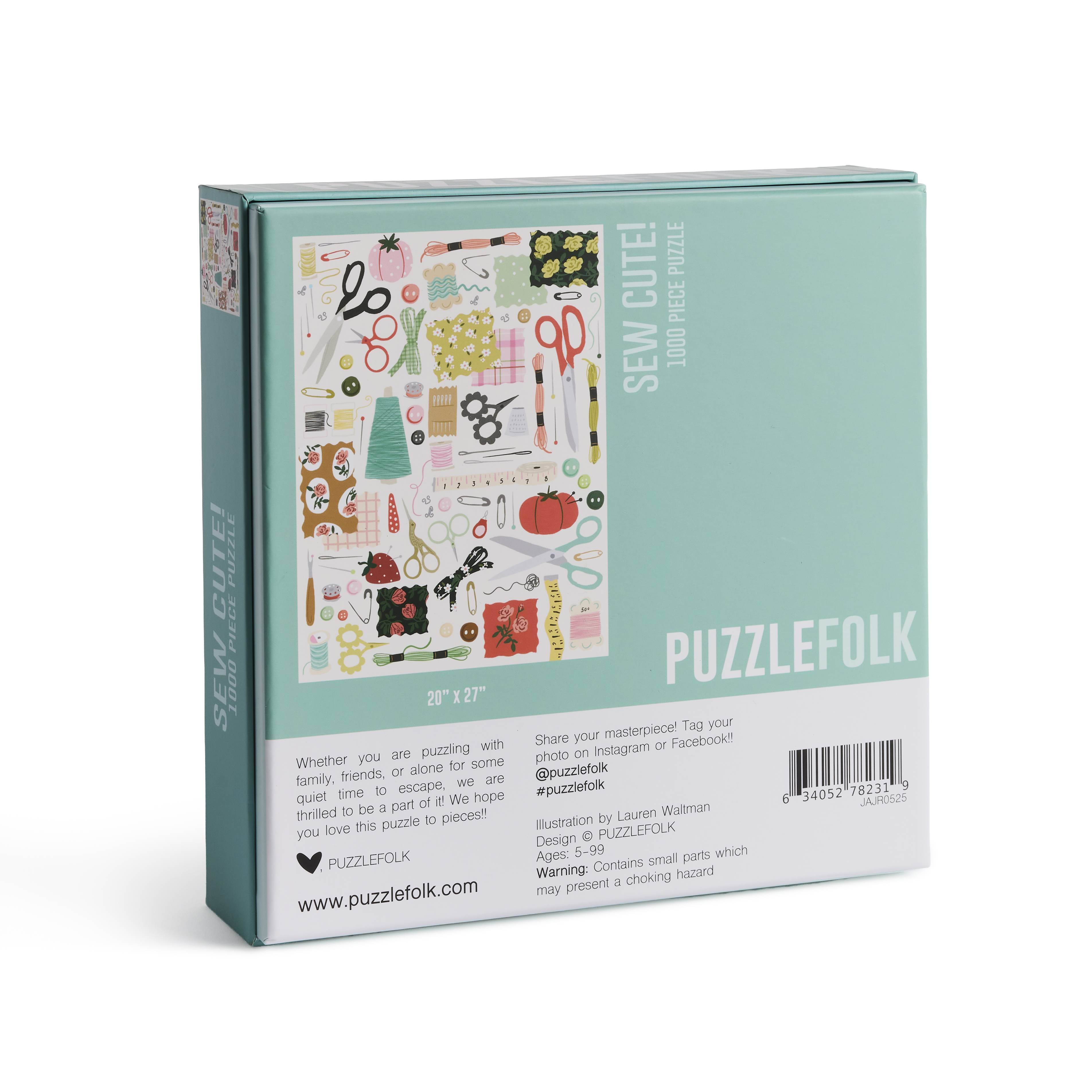 Sew Cute! 1000 Piece Puzzle, , large image number 2
