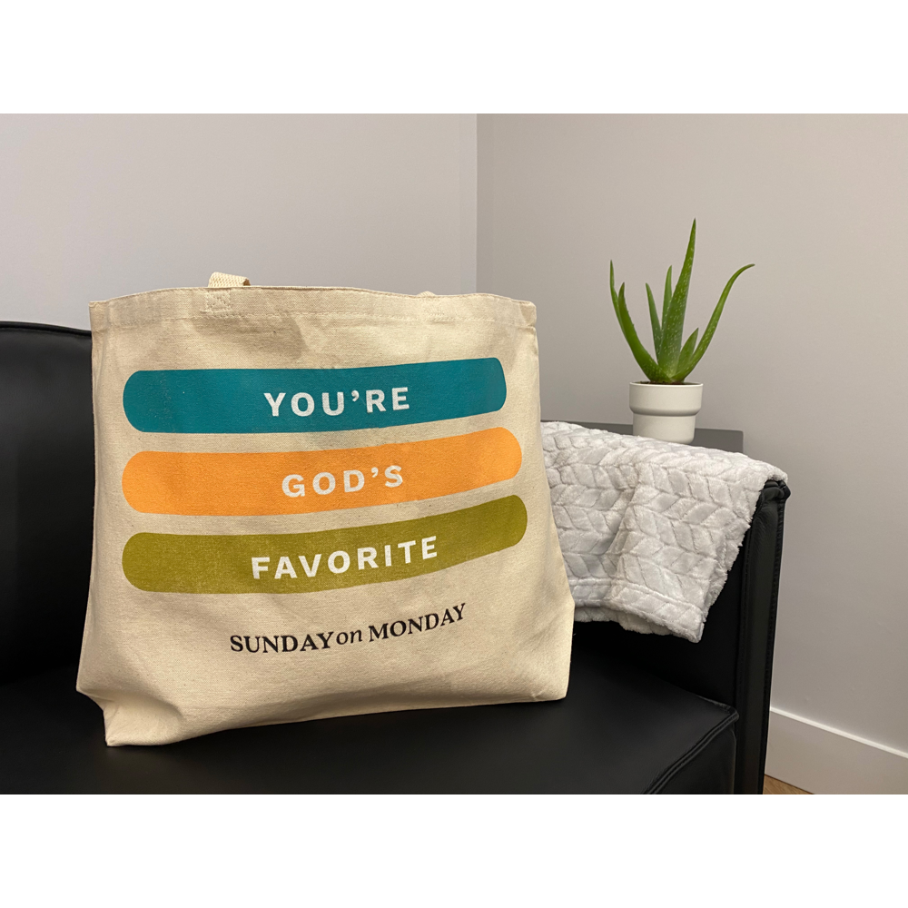 You're God's Favorite Tote Bag, , large