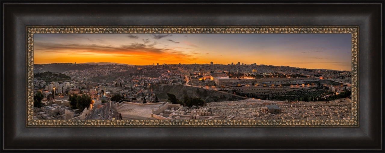 Jerusalem (17x41 Framed Size)