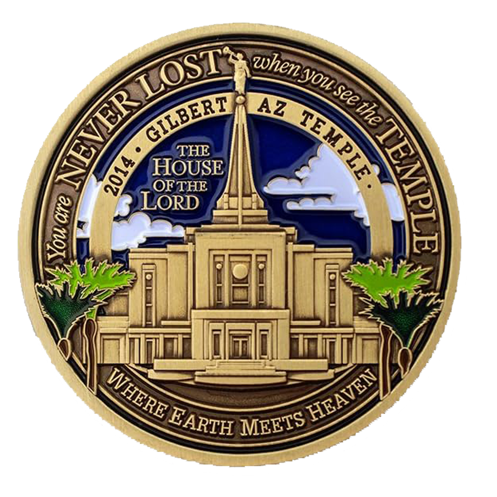 Gilbert Arizona Temple Medallion Coin