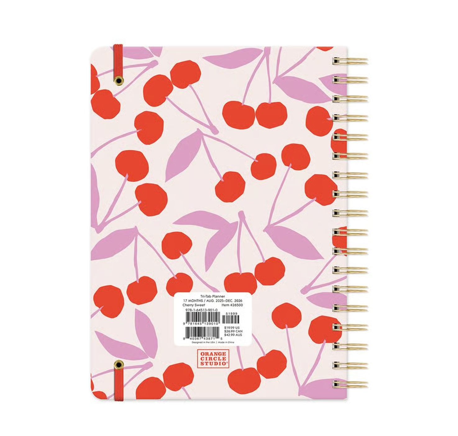 2026 Cherry Sweet Tri-Tab Planner, , large image number 2