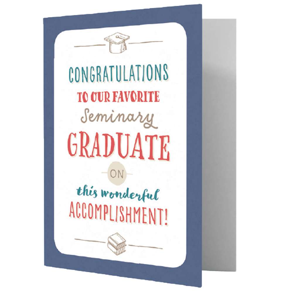 Seminary Graduate Greeting Card