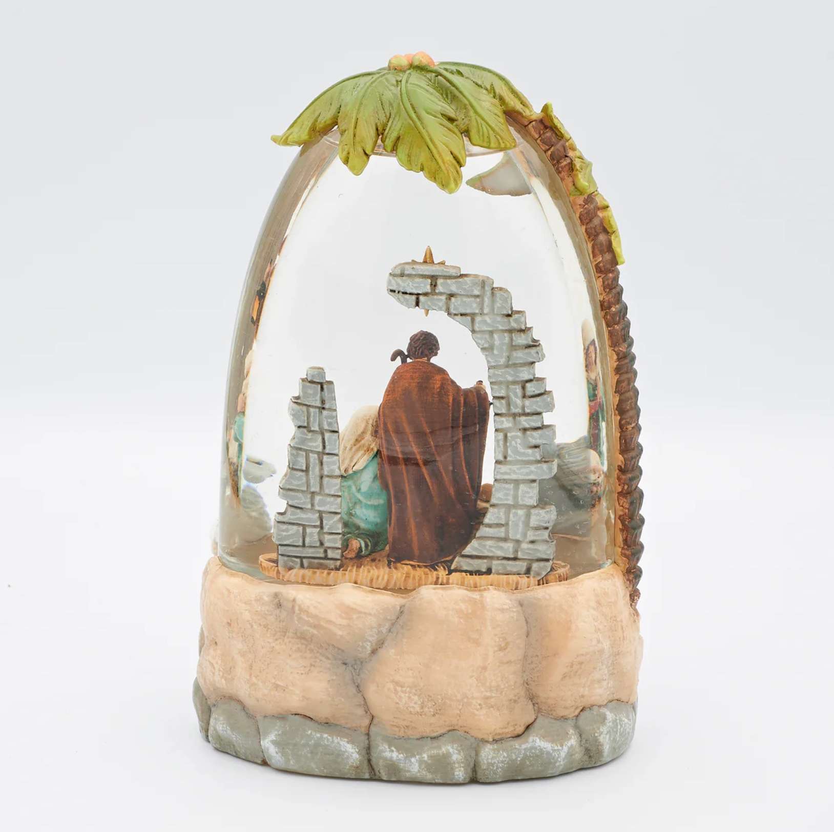 Light-up Palm Tree Swirl Nativity, , large image number 2