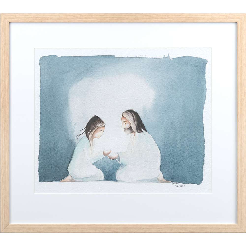 Through His Light (20x23 Framed Paper Print)