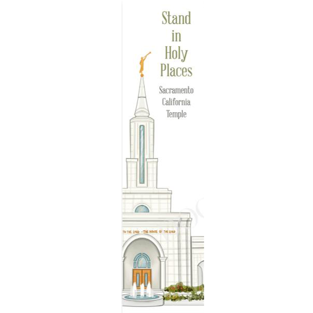 Sacramento California Temple Bookmark
