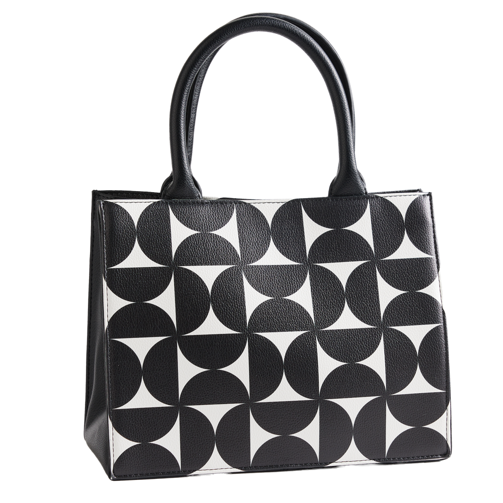 Geometric Regular Scripture Tote