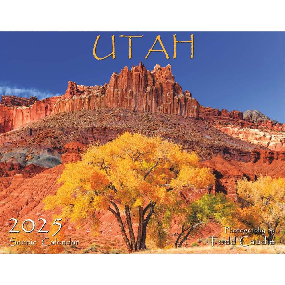 2025 Utah Scenic Calendar, , large image number 0