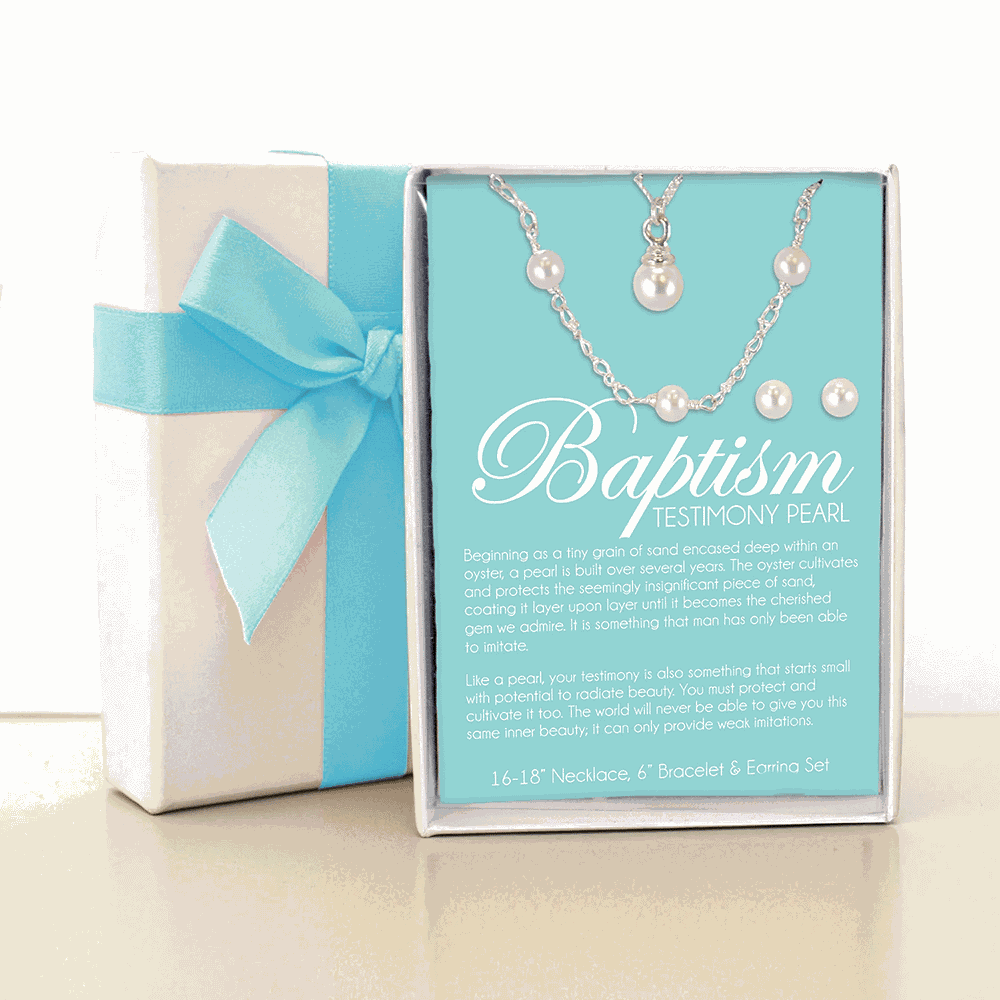 Testimony Baptism Pearl Set, , large