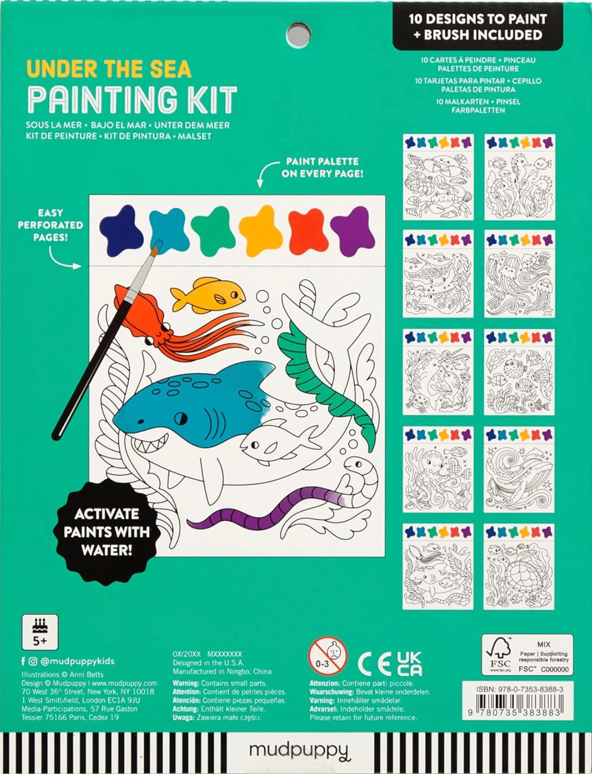 Under the Sea Painting Kit, , large image number 2