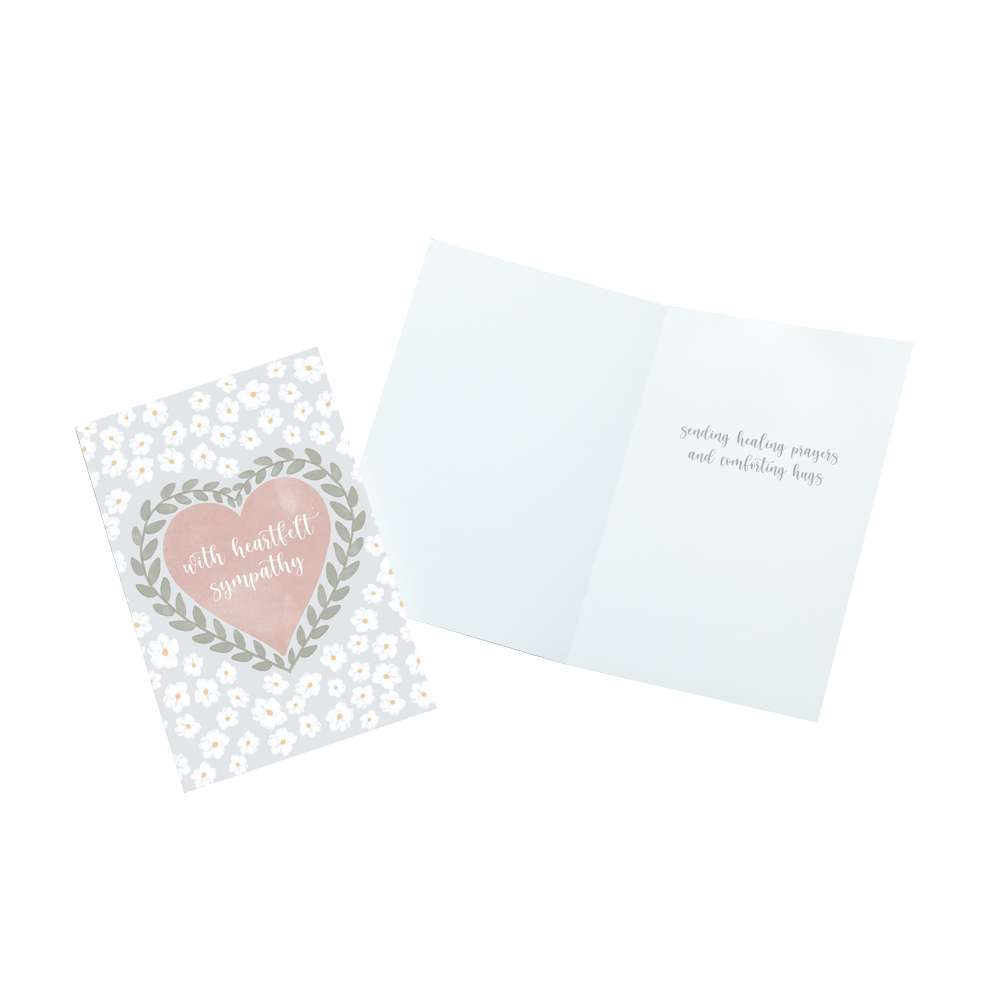 With Heartfelt Sympathy Greeting Card